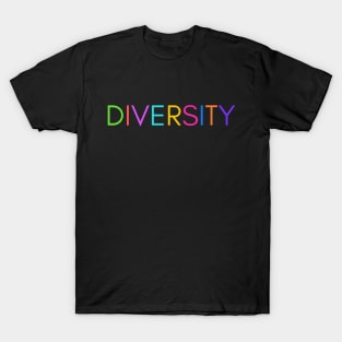 Diversity Tee Shirt Bright, Dark or Light T-Shirt